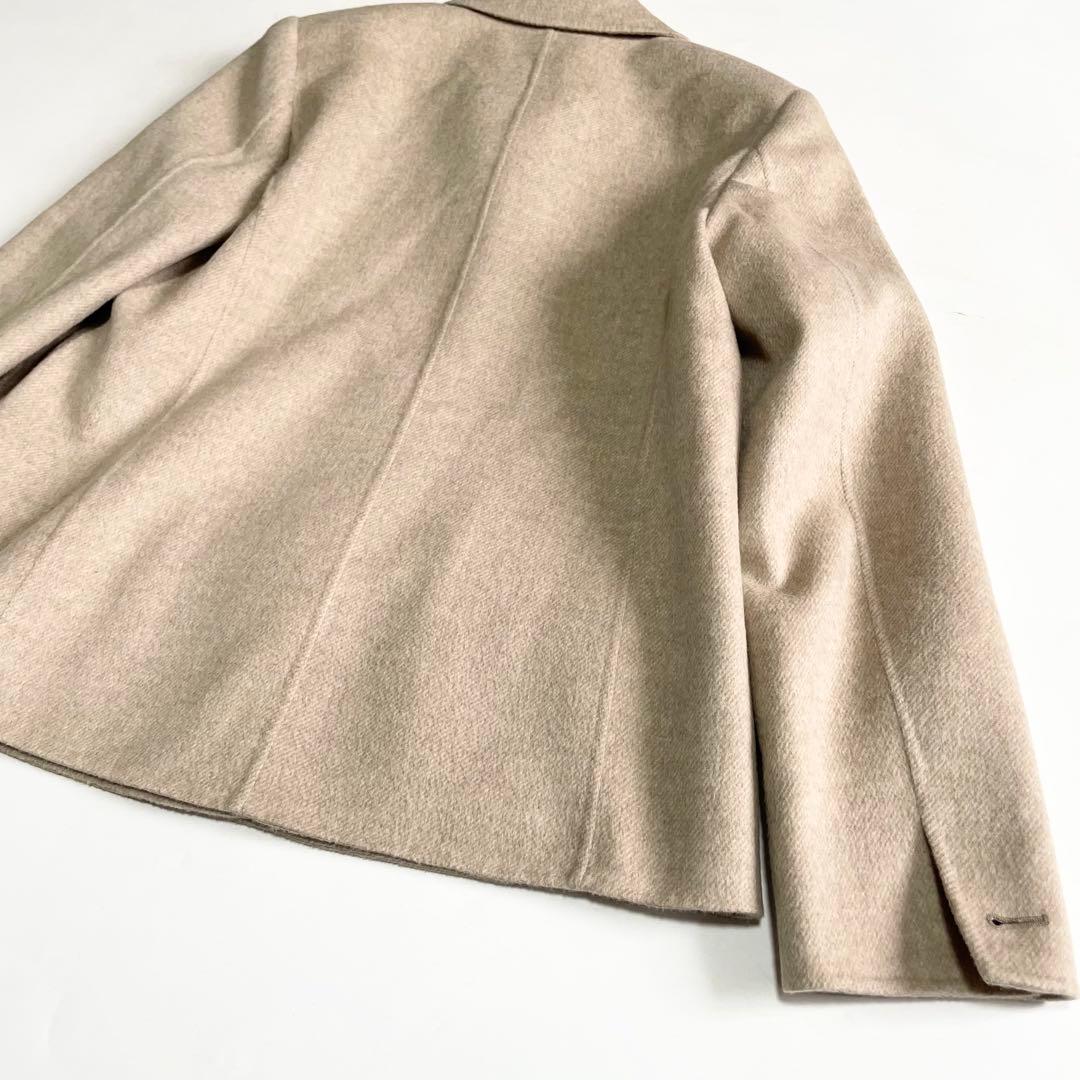 ピ*ー様 MaxMara 白タグ イタリア製 クチートアマーノ カシゴラ ジャケ