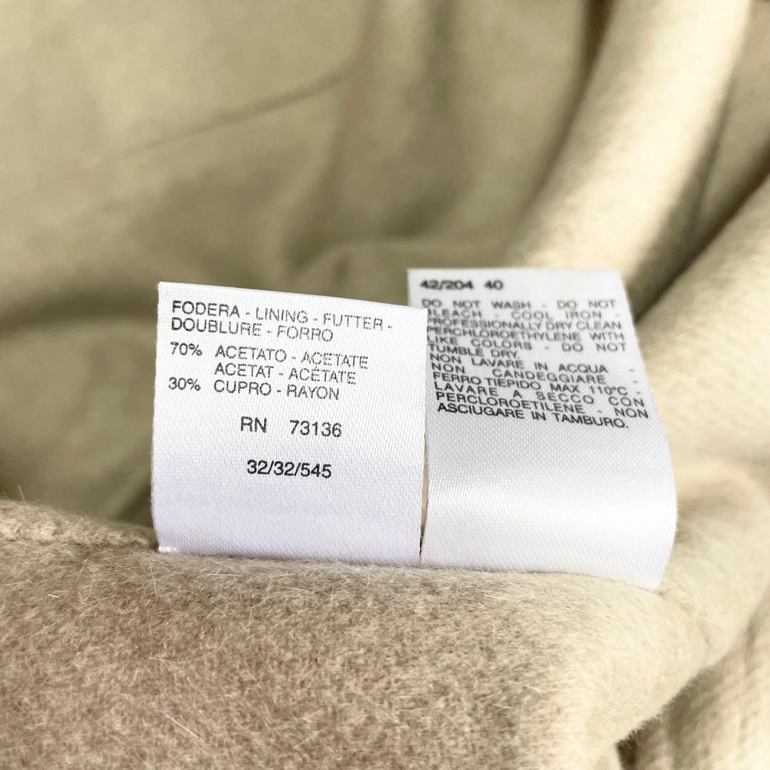 ピ*ー様 MaxMara 白タグ イタリア製 クチートアマーノ カシゴラ ジャケ