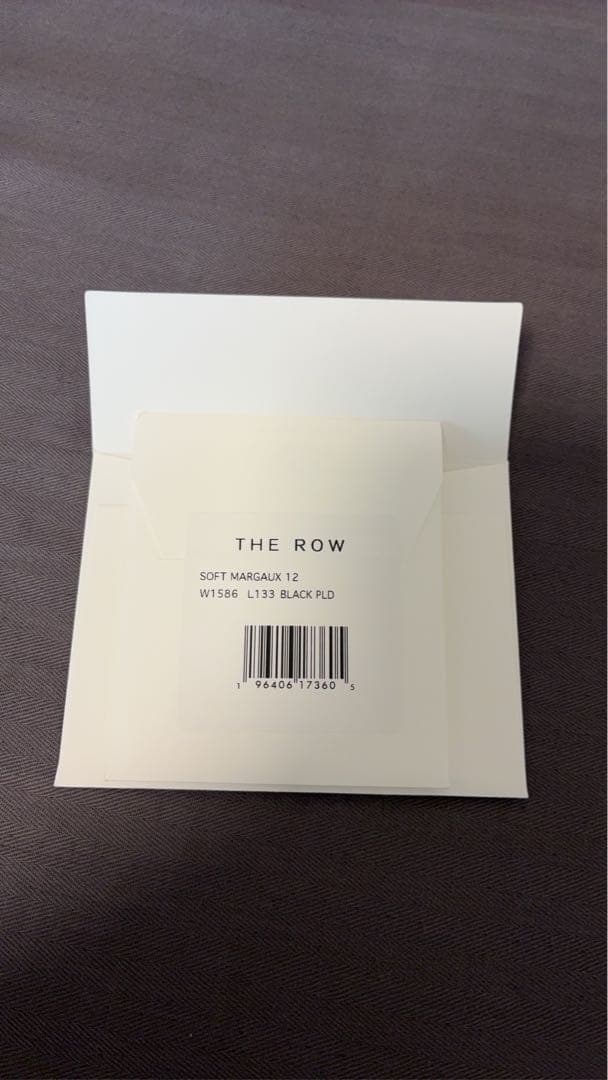 最終値下げ【新品】THE ROW マルゴー12 黒★国内百貨店購入