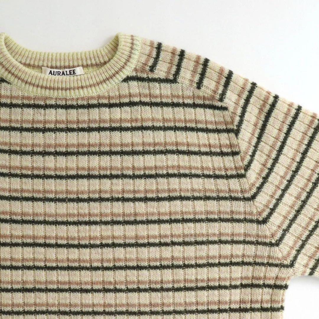 最終値下げ SHETLAND WOOL CASHMERE RIB KNIT