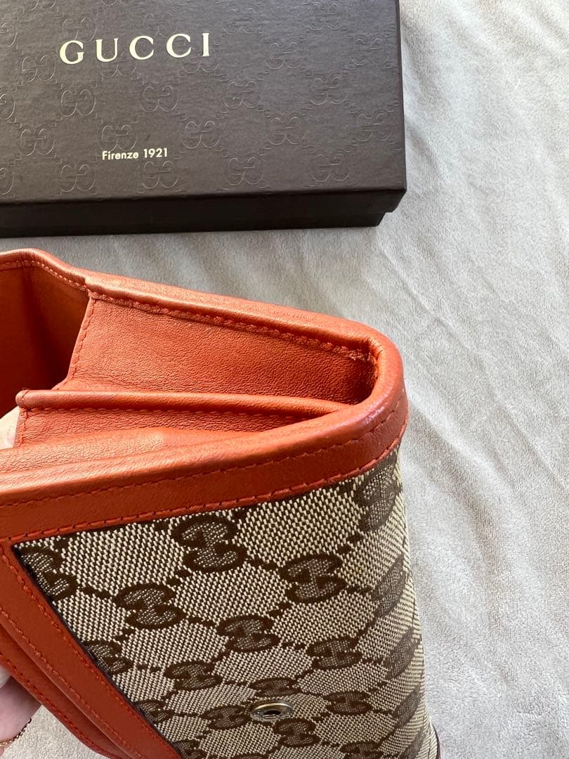 GUCCI グッチ GGキャンバス インターロッキングG 長財布 ダブルG GG