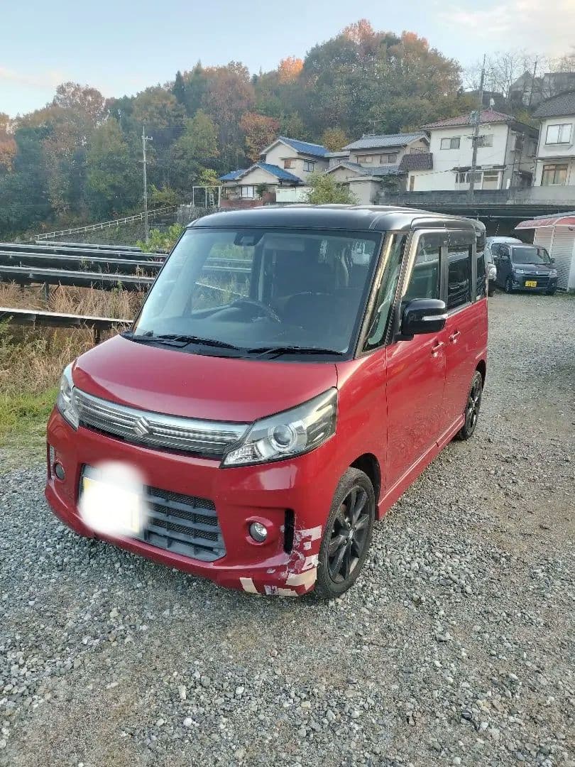 スズキ　スペーシアカスタム　レーダーブレーキ　パワースライドドア