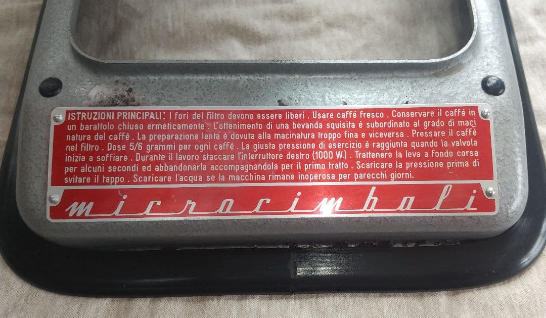 1960s La Cimbali “ microcimbali ” v2.0