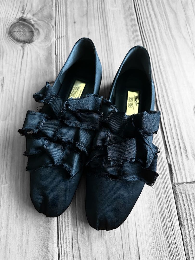 LE TALON GRISE サテンリボンバレリーナ journal