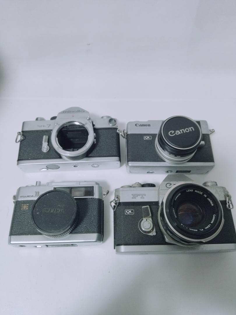4台セット Canon FT RL フジカ Date Minolta SR-3