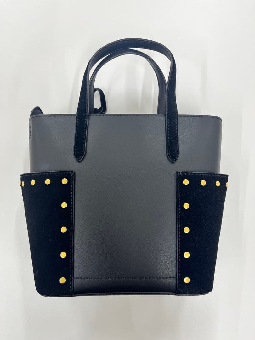 RalphLauren ロゴ付き2wayバッグ 黒 ラルフローレン ショルダー