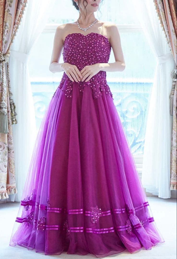 美品　TWEED DRESS ツイードドレス　演奏会ドレス　発表会ドレス　ドレス