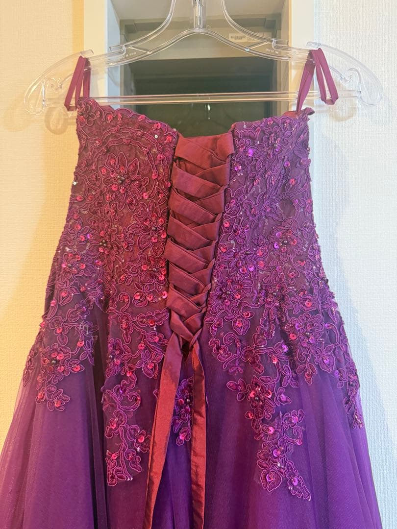 美品　TWEED DRESS ツイードドレス　演奏会ドレス　発表会ドレス　ドレス