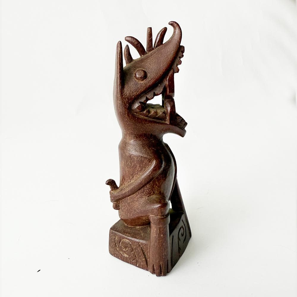 呪物　インドネシア　ボルネオ島　狛犬　アソ　ドラゴンドッグ