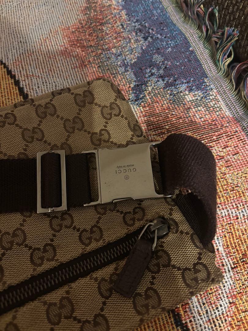 GUCCI グッチ ウエストポーチ ボディバッグ GGキャンバス