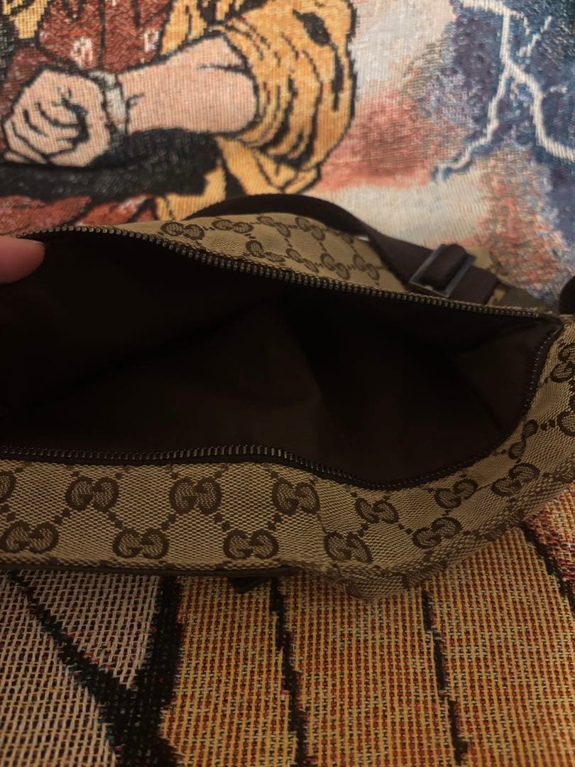 GUCCI グッチ ウエストポーチ ボディバッグ GGキャンバス