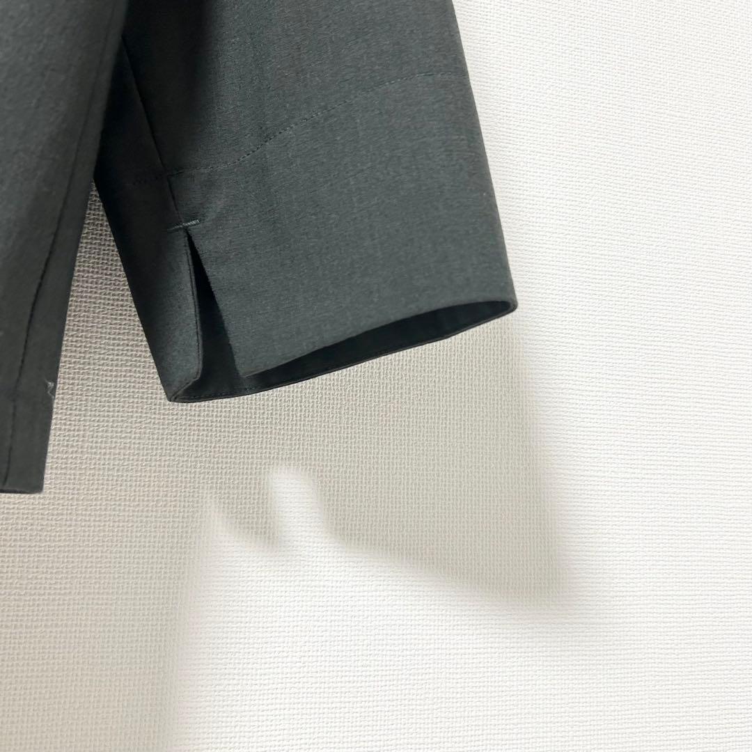 北欧、暮らしの道具店　ショールカラーのオフィスジャケット　テーラードジャケット