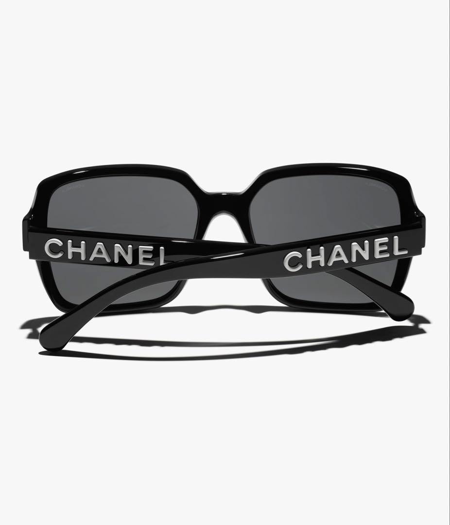 【ほぼ未使用】CHANEL スクエアサングラス 5408 ブラック