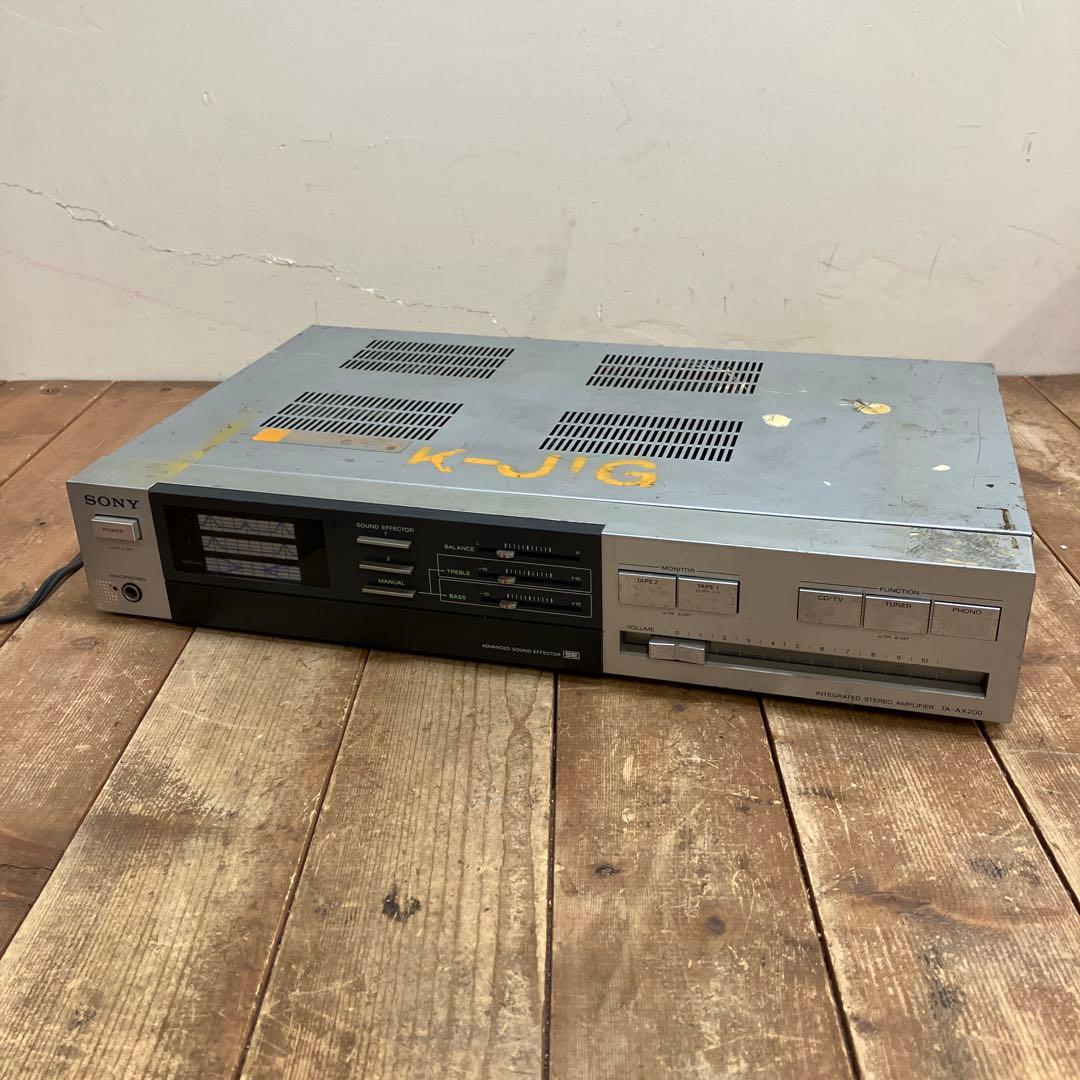 D-1 昭和レトロ ソニー SONY TA-AX200 ステレオプリメインアンプ