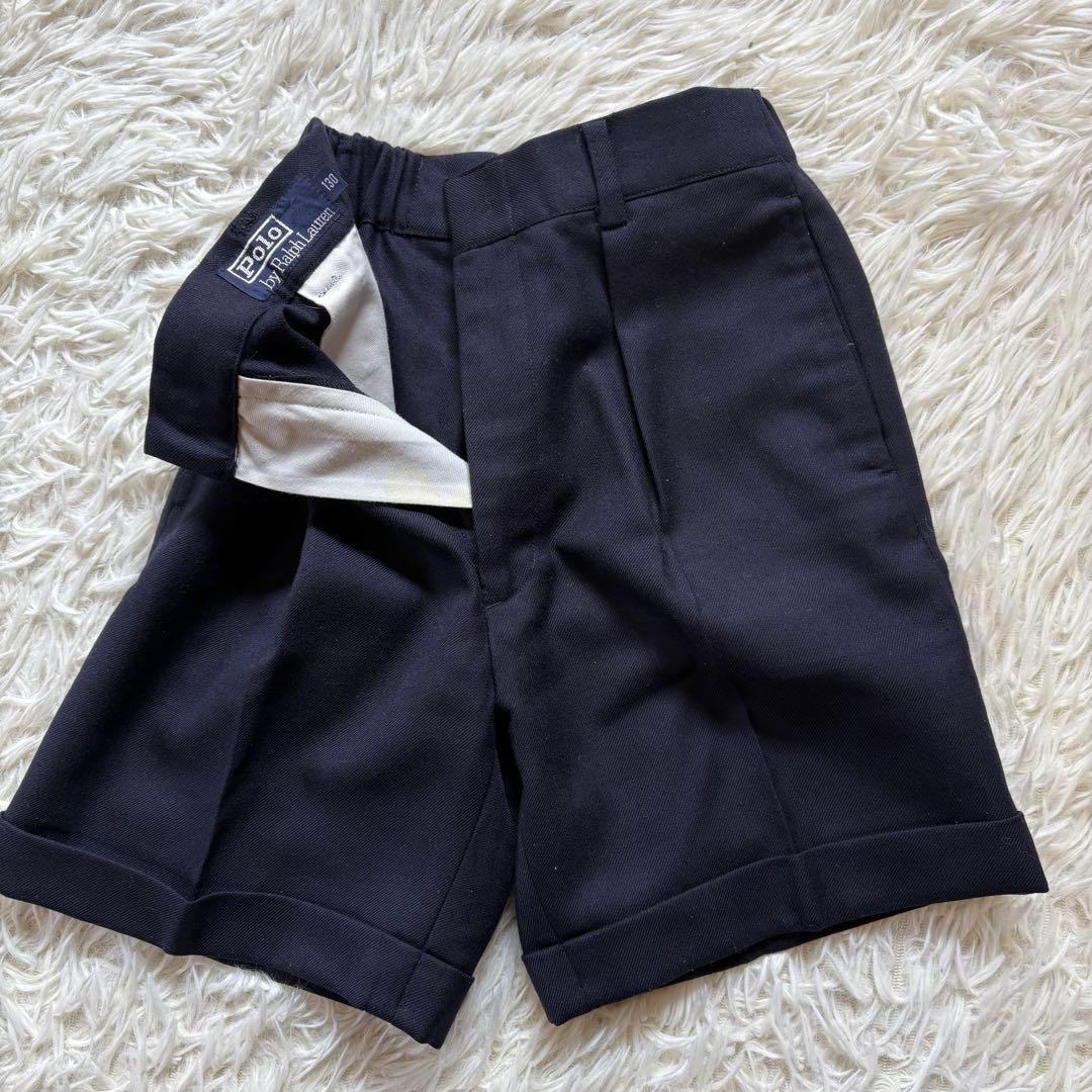 ✨極美品✨ラルフローレン　フォーマルスーツ　セットアップ　紺ブレ　男の子　130