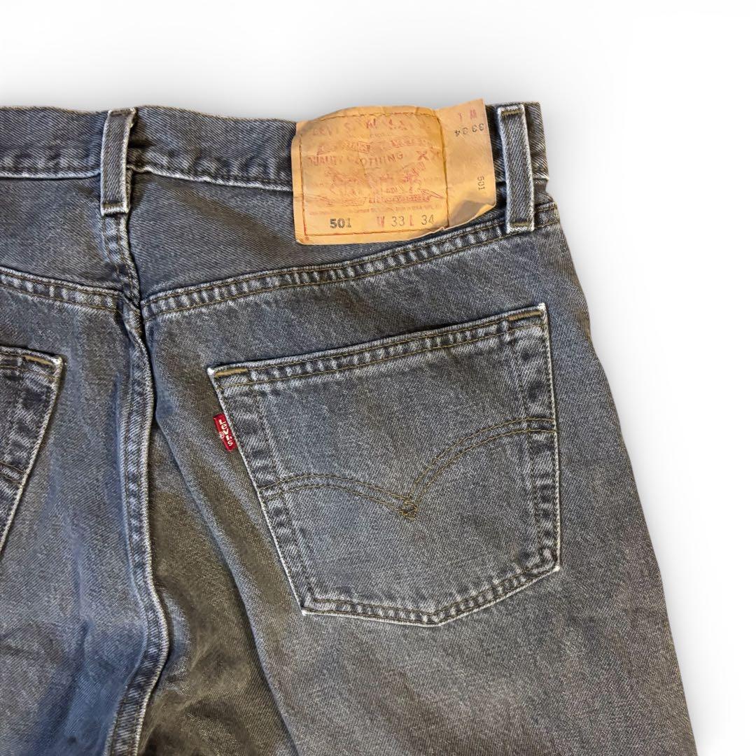希少✨Levi's リーバイス 501 先染め ブラック USA 90s W33