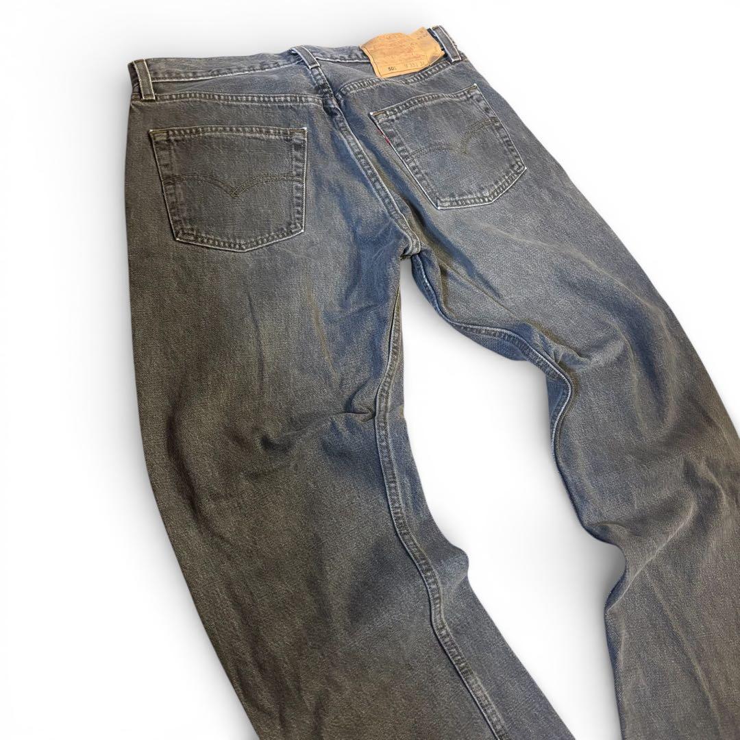 希少✨Levi's リーバイス 501 先染め ブラック USA 90s W33