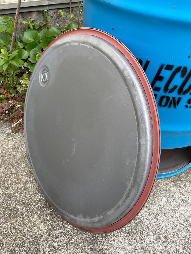 ドラム缶 焼却炉 オープンタイプ 蓋あり