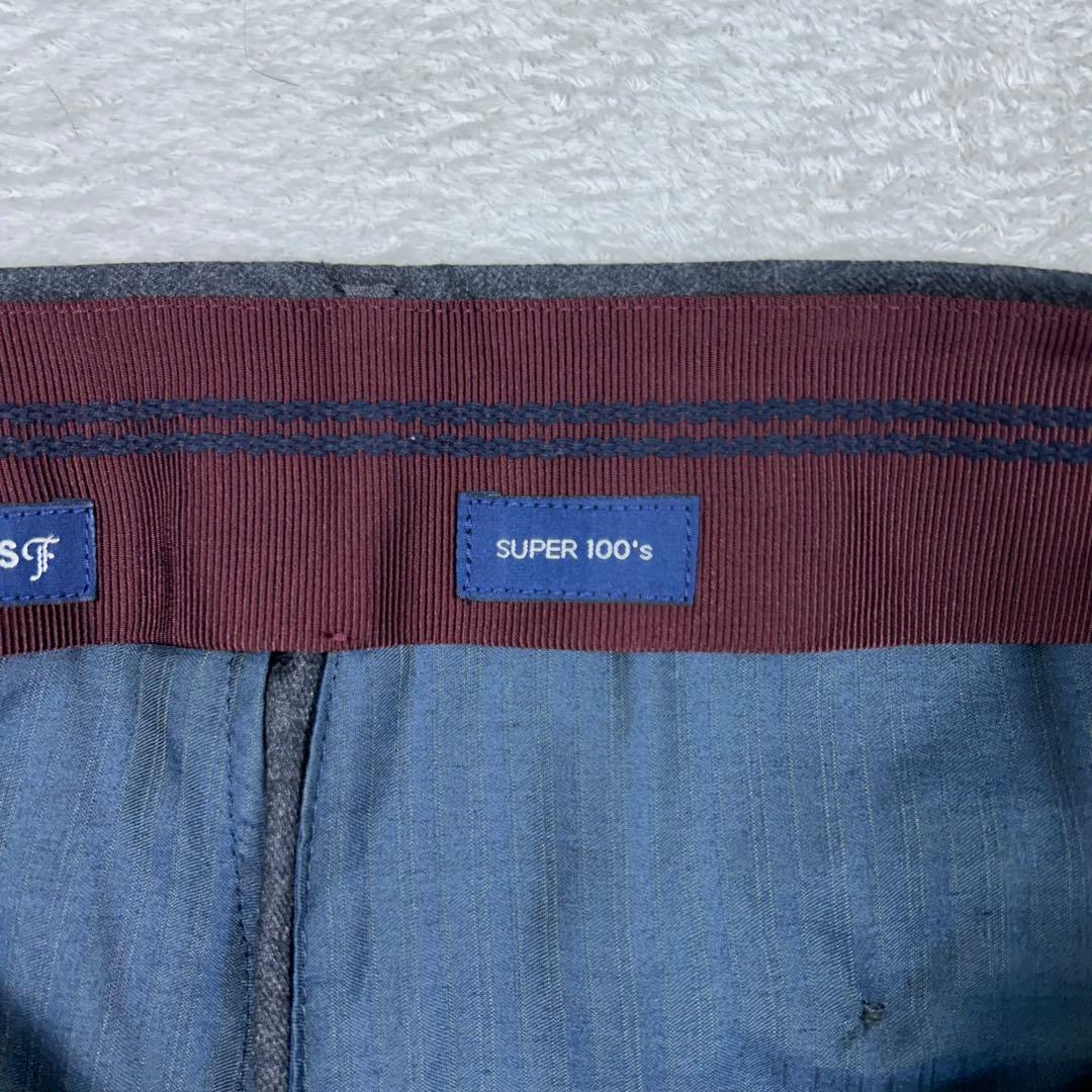 INCOTEX × BEAMSF別注 フランネルスラックスパンツ スリムフィット