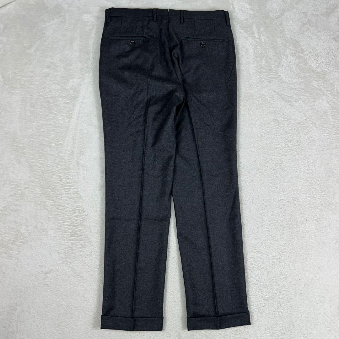 INCOTEX × BEAMSF別注 フランネルスラックスパンツ スリムフィット