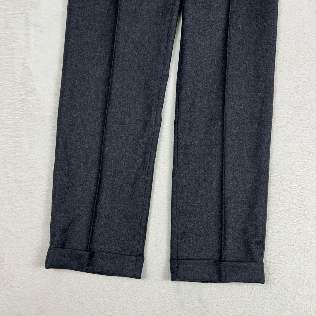 INCOTEX × BEAMSF別注 フランネルスラックスパンツ スリムフィット