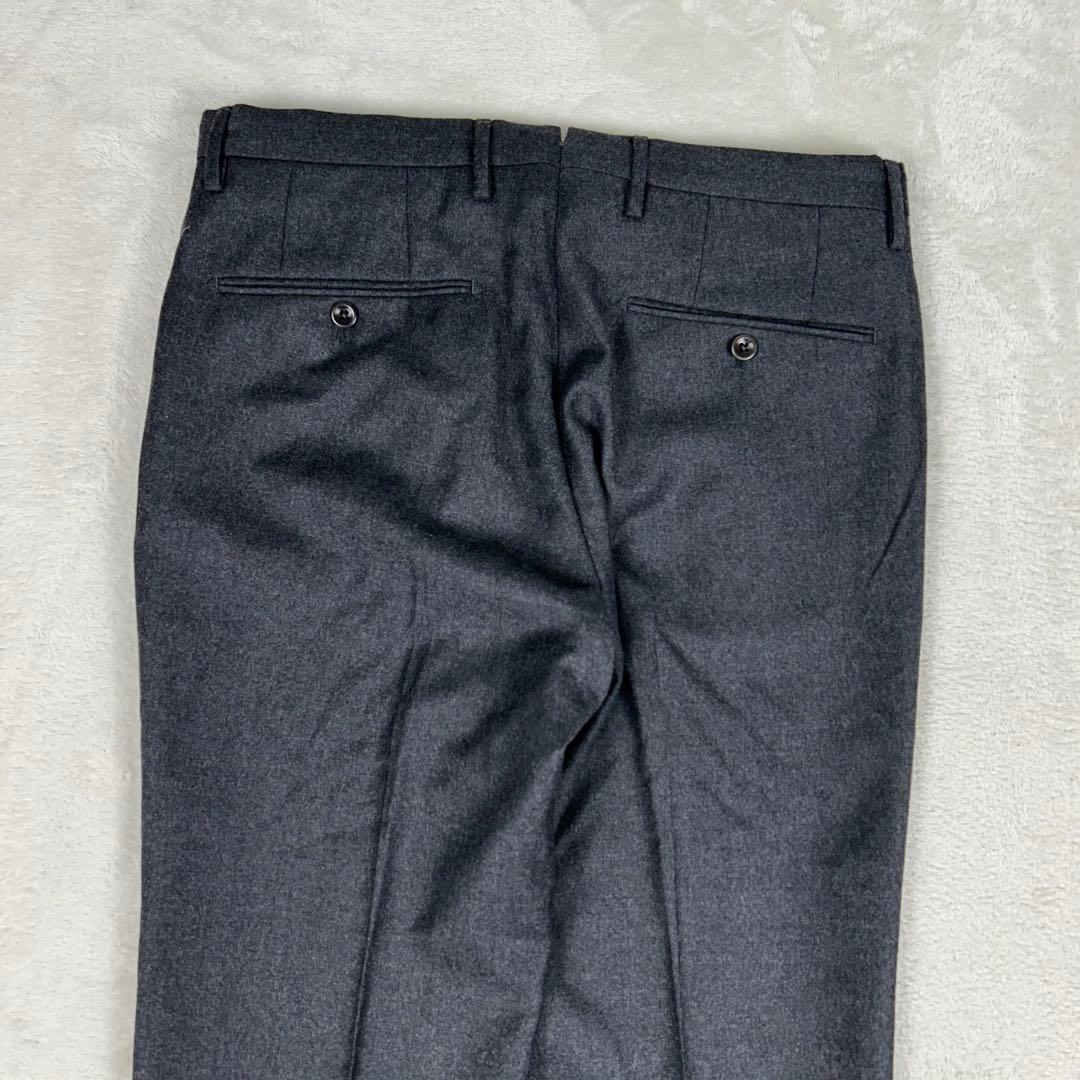 INCOTEX × BEAMSF別注 フランネルスラックスパンツ スリムフィット