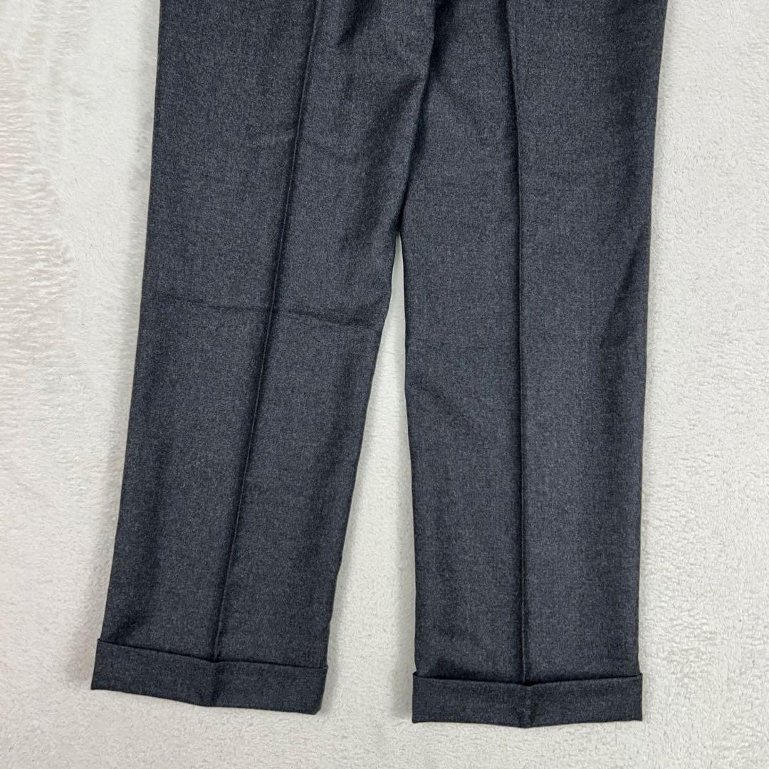 INCOTEX × BEAMSF別注 フランネルスラックスパンツ スリムフィット