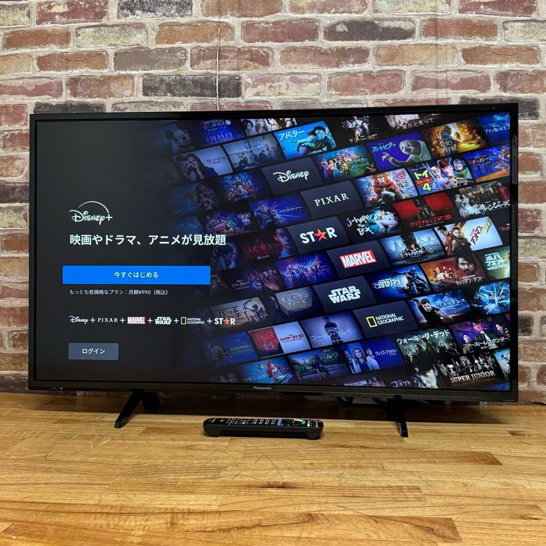パナソニック 49V型 4K 液晶テレビ スマートビエラ TH-49FX600