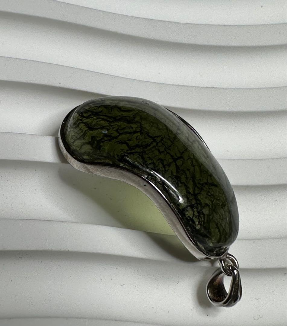 モルダバイト ペンダント シルバー925