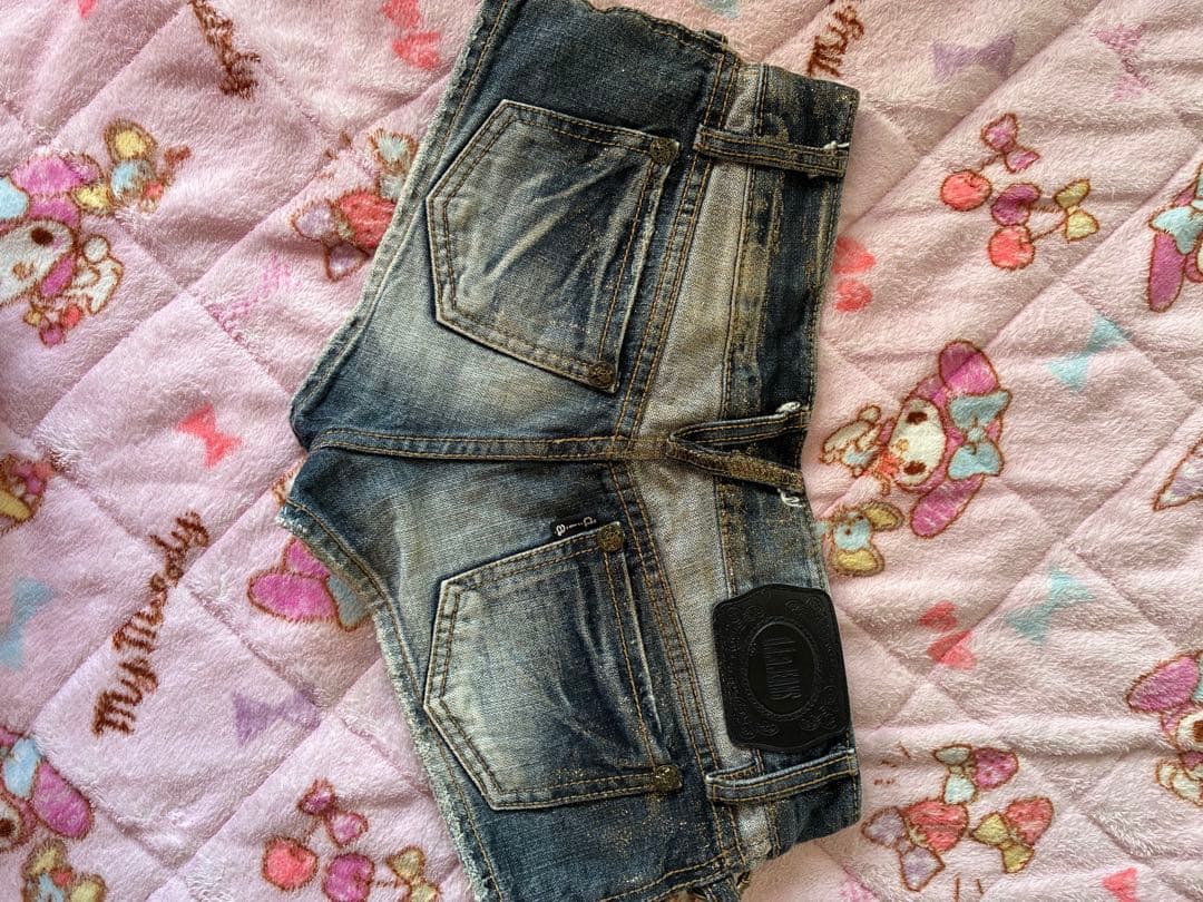 d.i.aダメージデニムショートパンツ 26