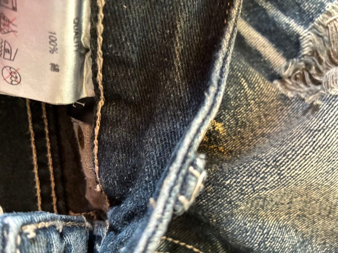 d.i.aダメージデニムショートパンツ 26