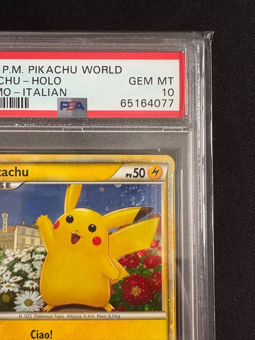【PSA10】ピカチュウ ワールド イタリア pikachu world
