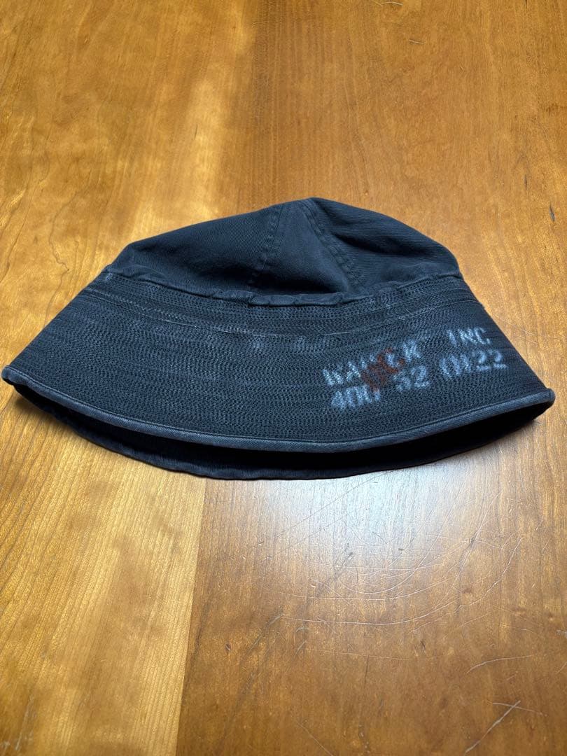 WAIPER Inc 米軍 セーラーハット　黒　Ｌ　59cm 新品同様