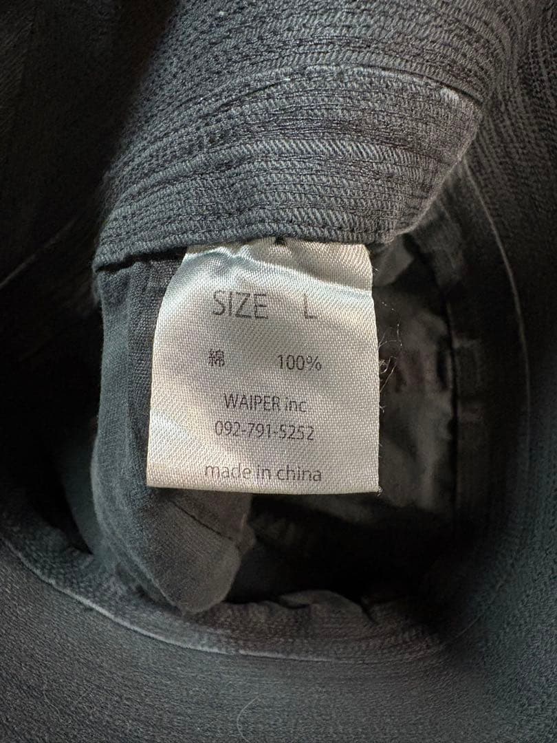 WAIPER Inc 米軍 セーラーハット　黒　Ｌ　59cm 新品同様
