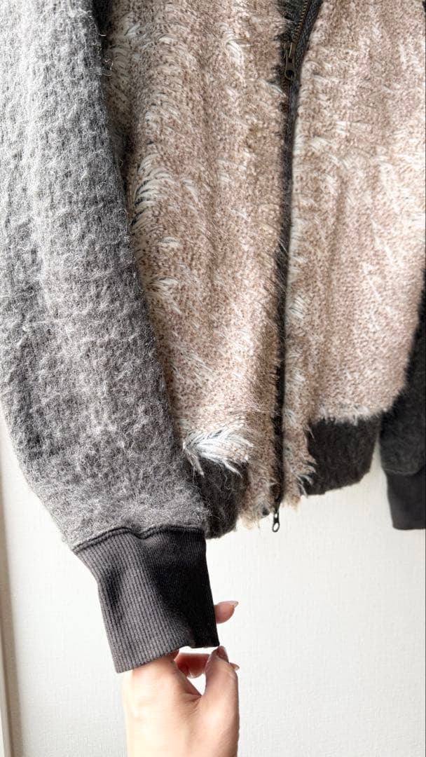 シェアスピリット　share spirit ジップアップジャケット カーキ