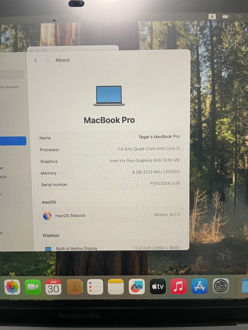 MacBook本体 MacBook Pro 13\" TouchBar Core i5 8/256GB