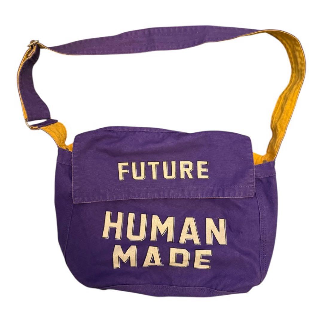HUMAN MADE ショルダーバッグ 紫/黄