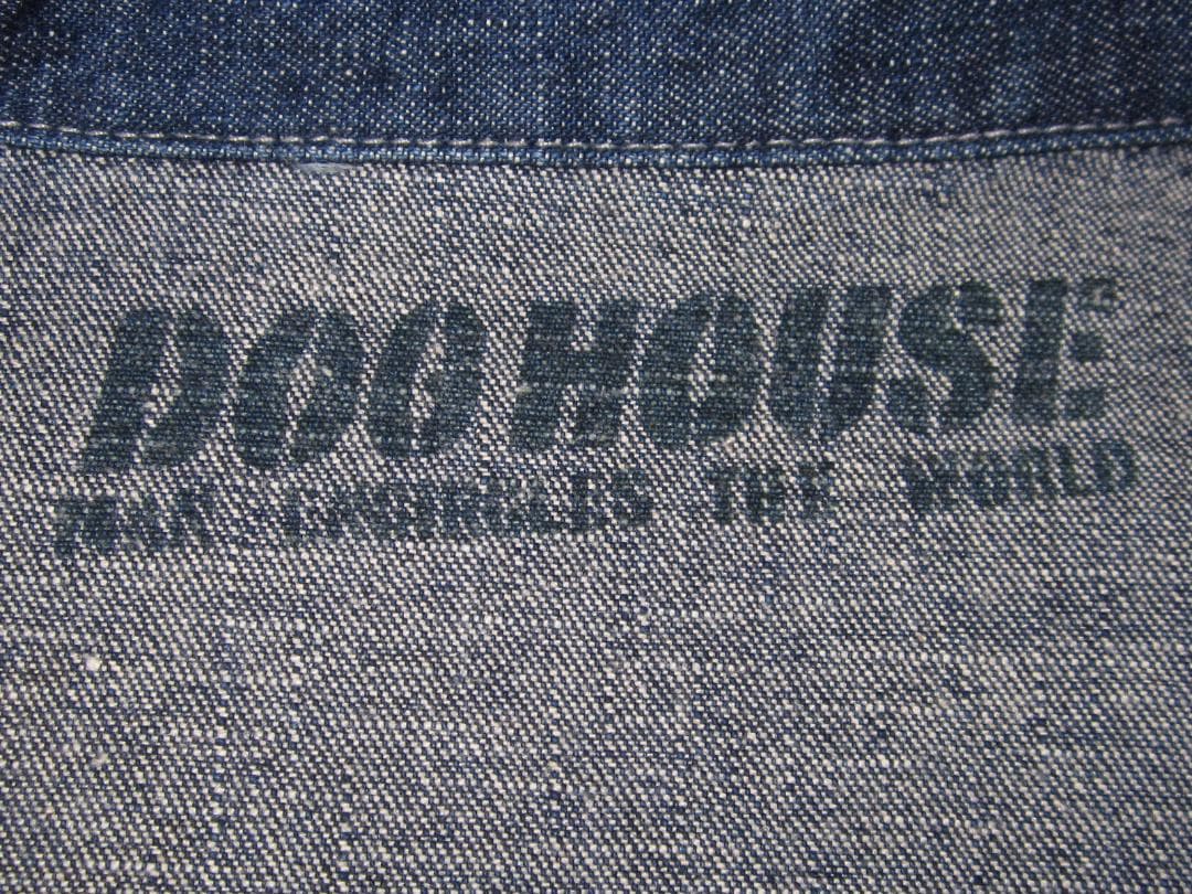 ドッグハウス つなぎ Lサイズ 虎 東洲斎 写楽 ペイント デニム 松岡佳博