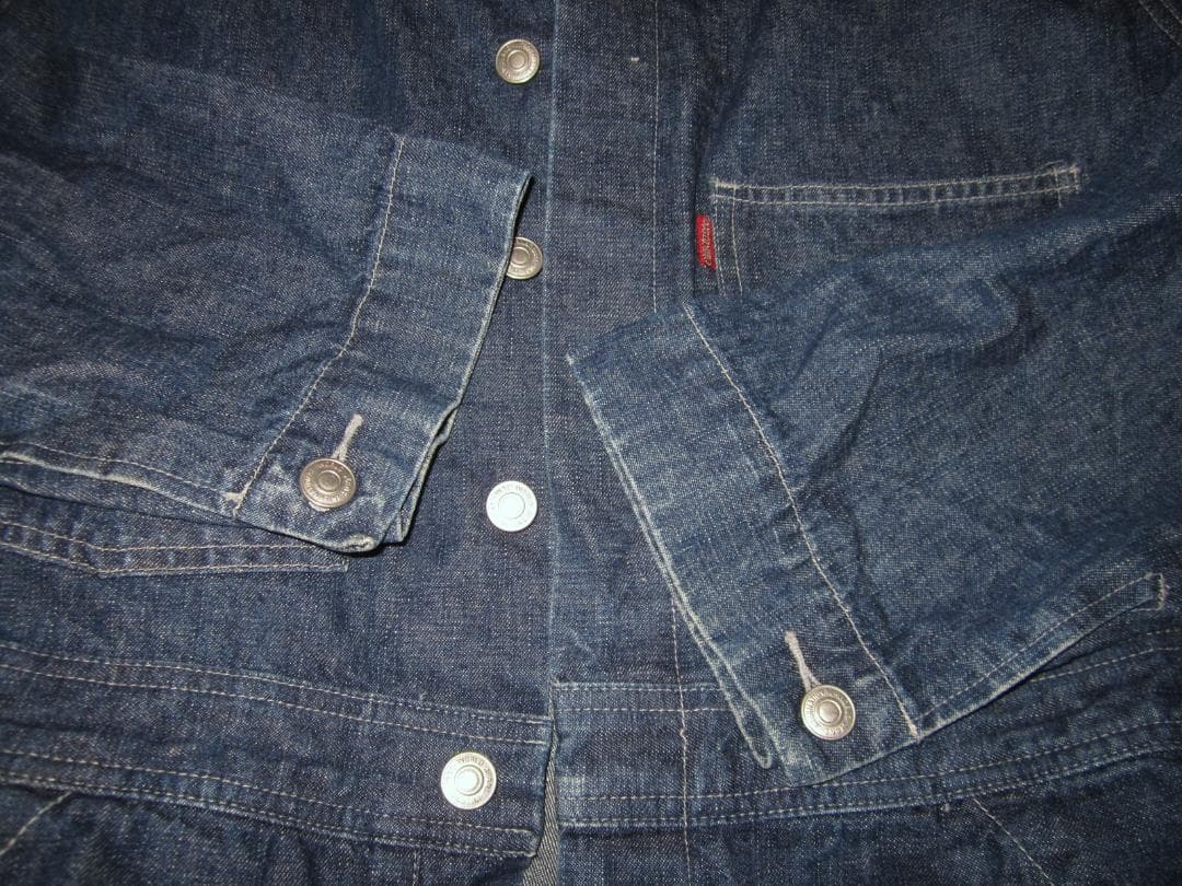 ドッグハウス つなぎ Lサイズ 虎 東洲斎 写楽 ペイント デニム 松岡佳博