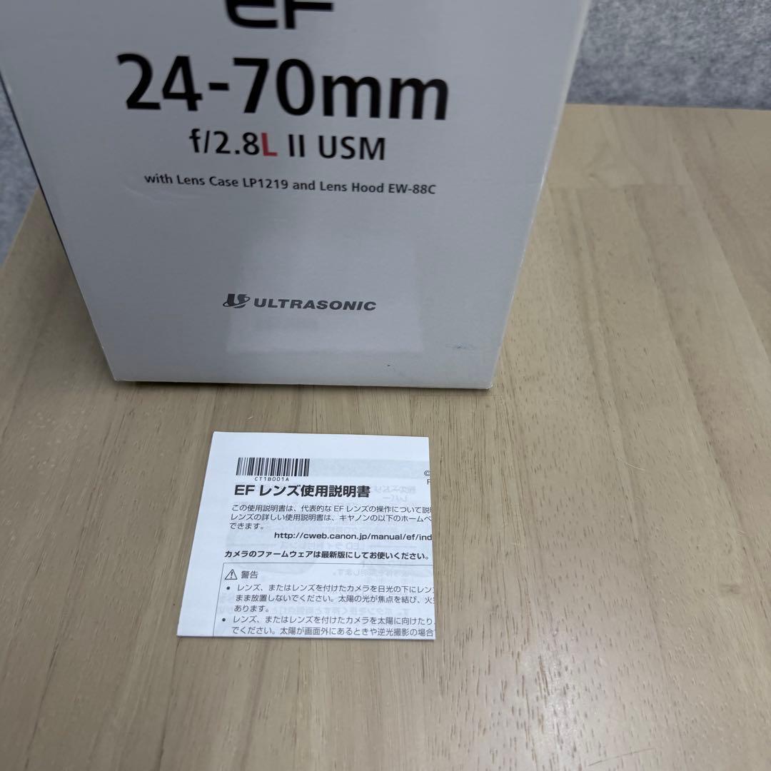 新品 CanonキヤノンEF24-70mm f2.8L Ⅱ USMズームレンズ