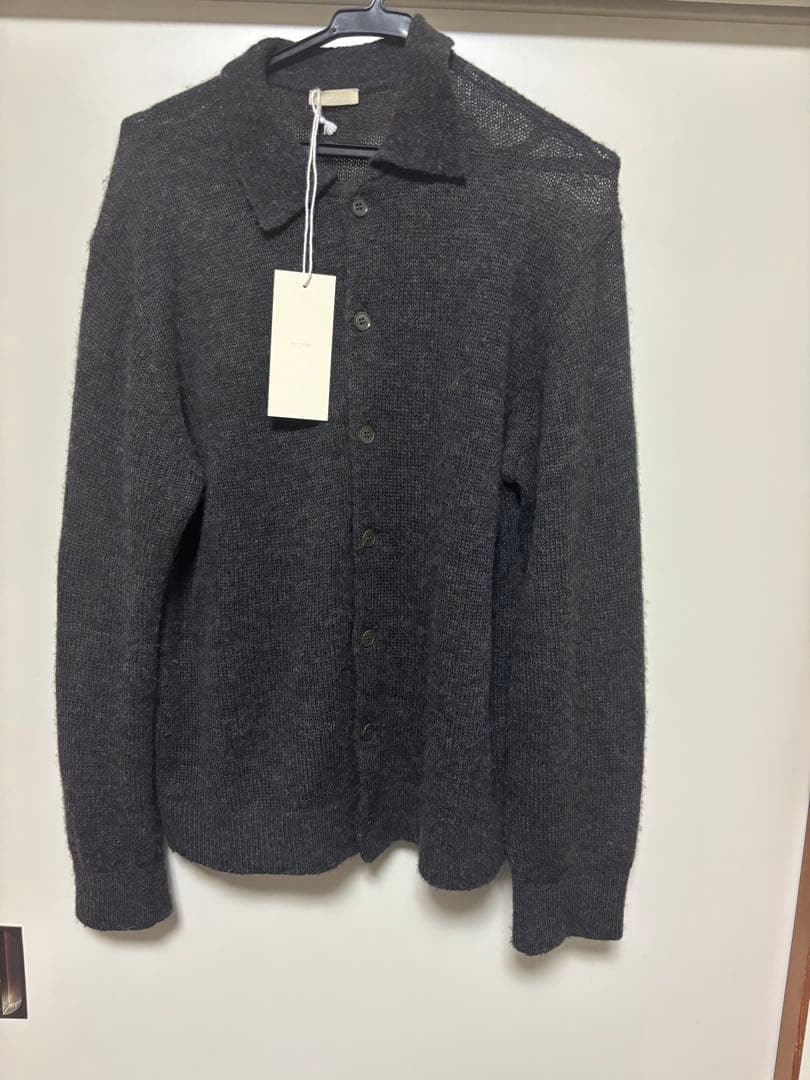 トップス Alpaca Knit Shirt Cardigan