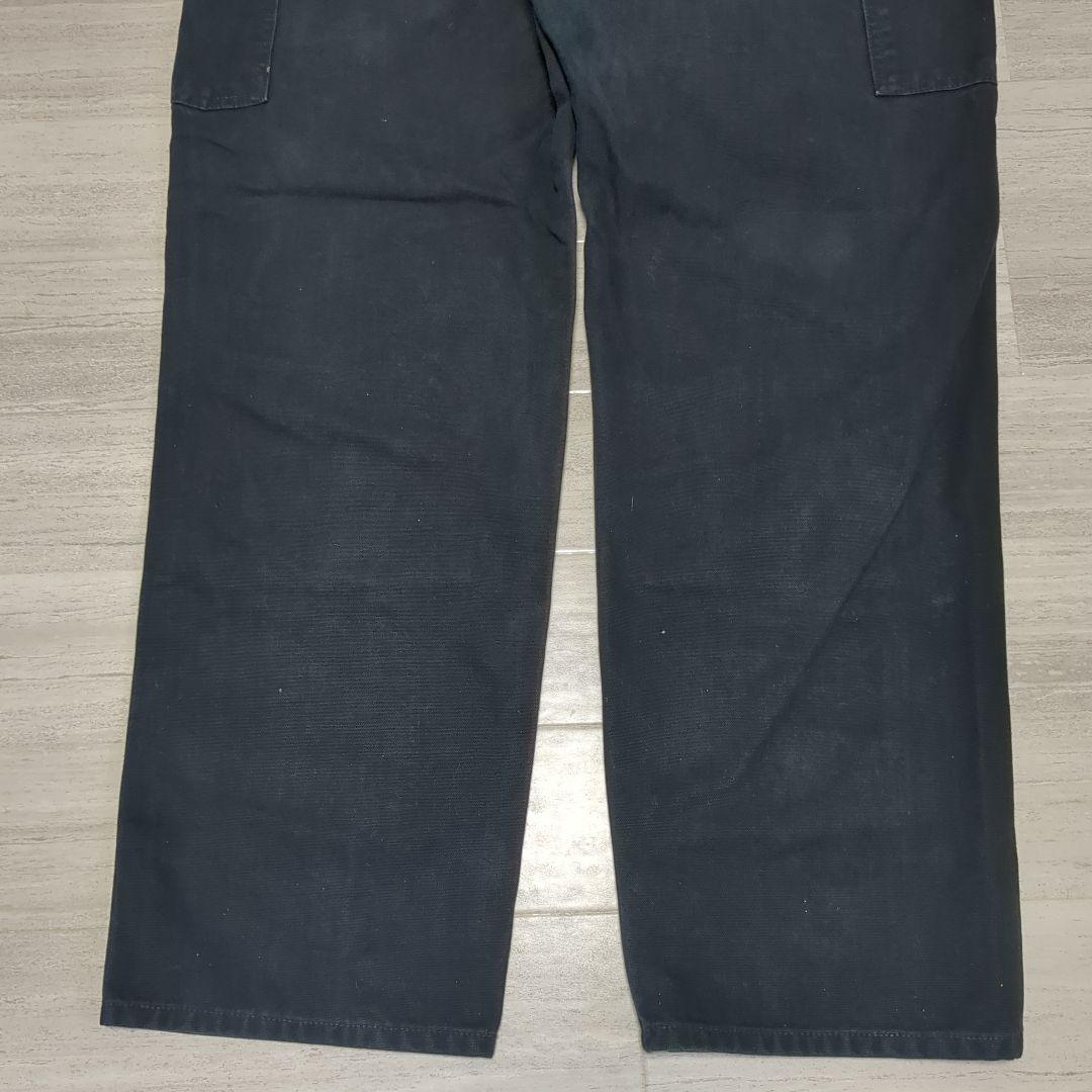 Carhartt ダブルニー 黒 ダック ペインターパンツ 38-32