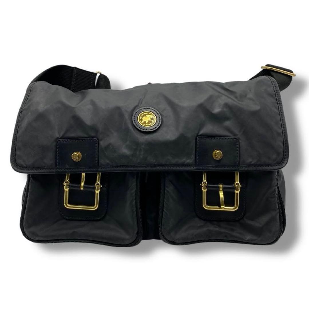 良品 ハンティングワールド バチュー クロス サーパス メッセンジャー バッグ