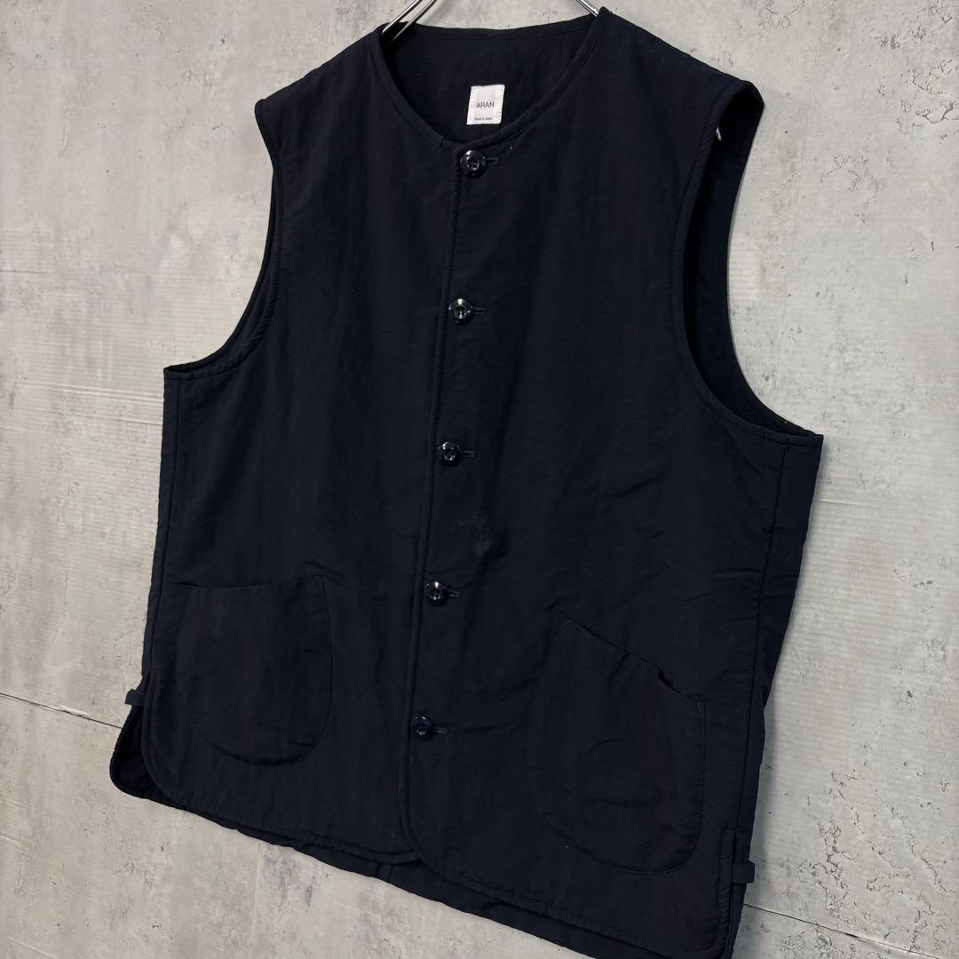 ARAN アラン リップストップ 高密度 ナイロン タフタ 中綿 ベスト 5