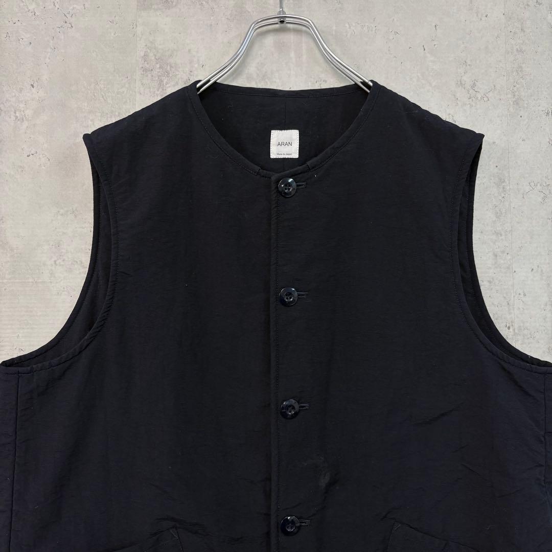 ARAN アラン リップストップ 高密度 ナイロン タフタ 中綿 ベスト 5