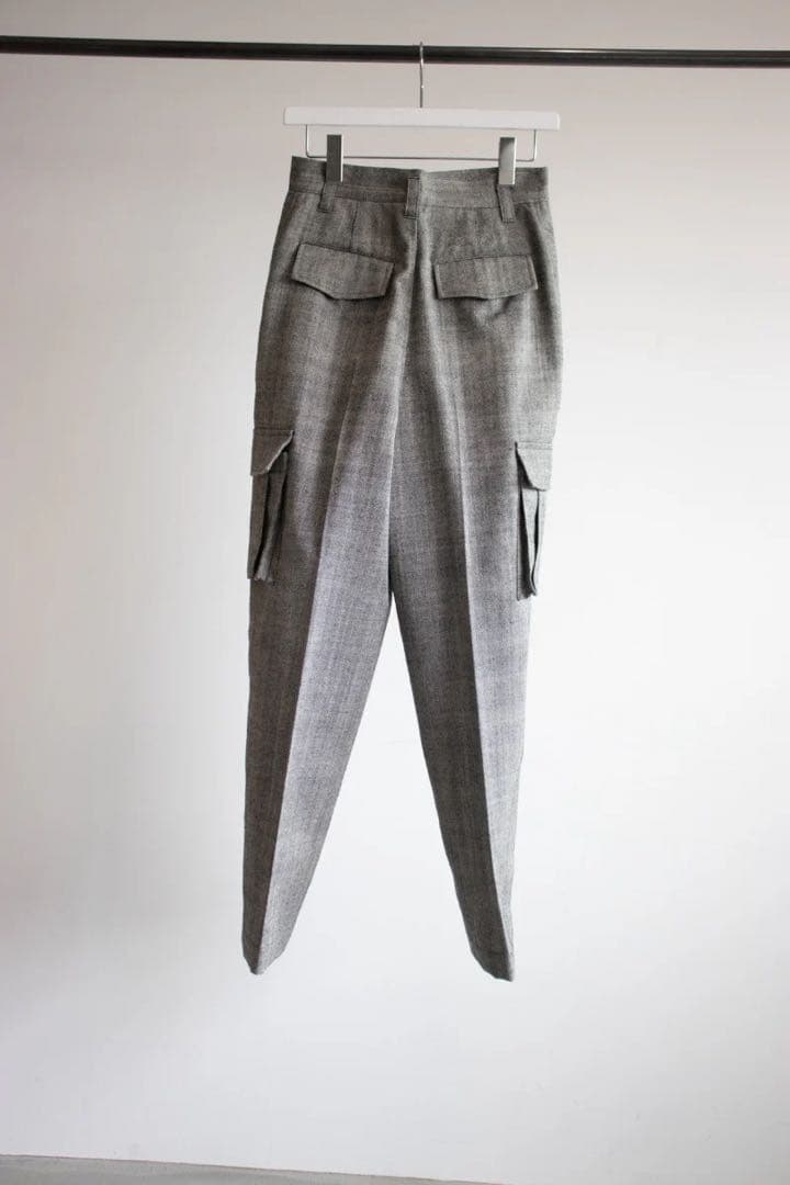 【melmo】jonnlynx WOOL OXFORD PANTS 38