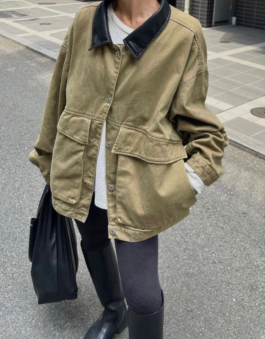 ハンティングジャケット　ベージュ