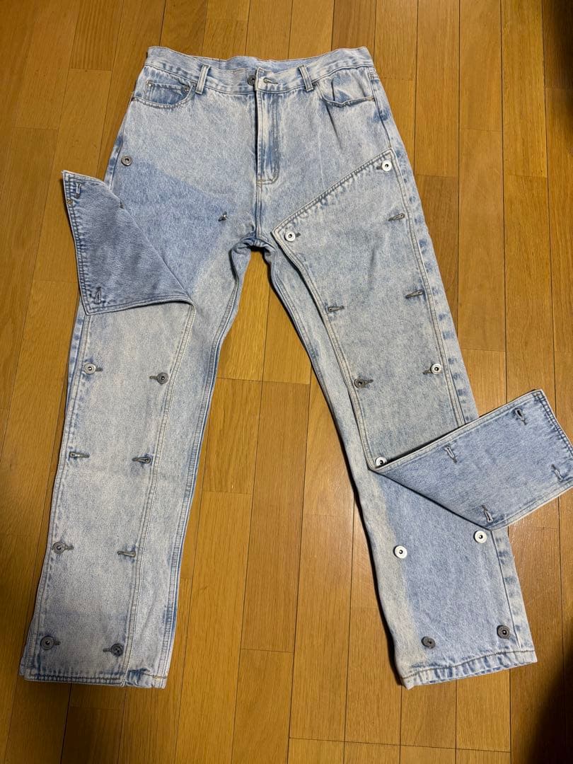 y/project panel jeans パネルジーンズ