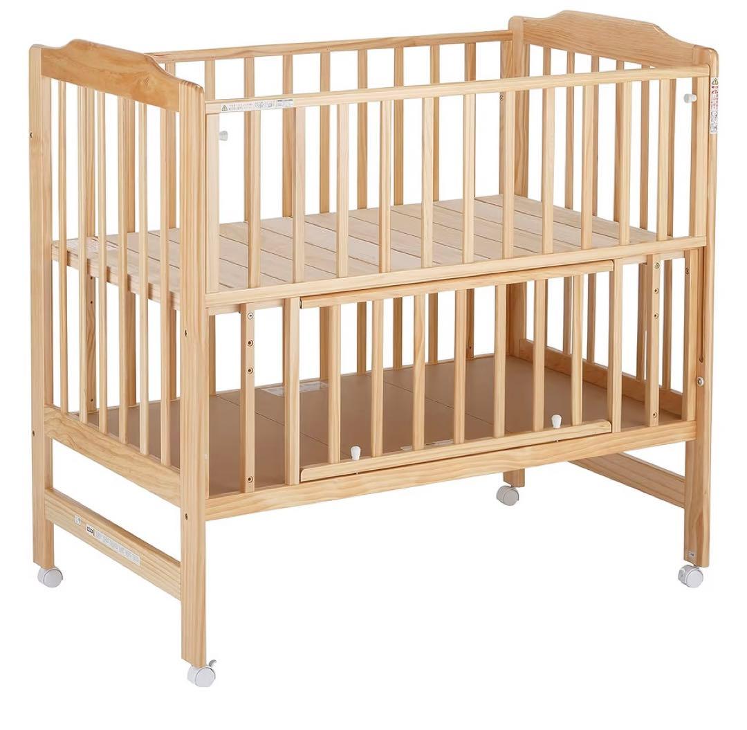 カトージ ハイシートベビーベッド（美品)