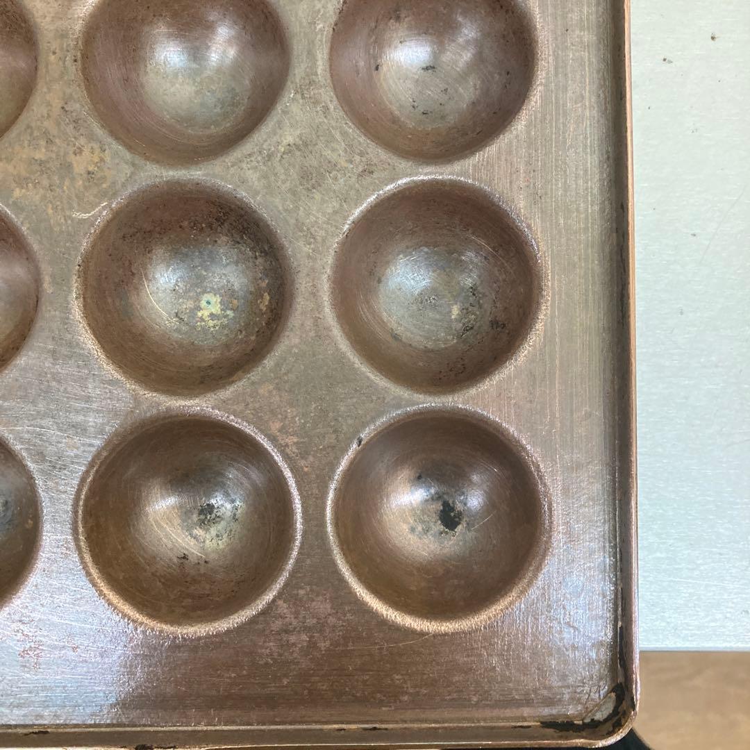 たこ焼き銅板（18穴）4枚セット